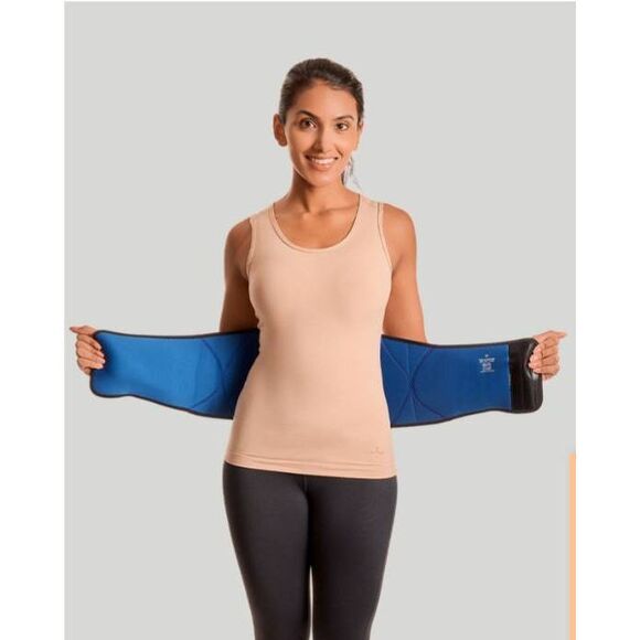 Tommie Copper Adjustable Compression Back Brace Color Black Size Small/Medium - Picture 5 of 8